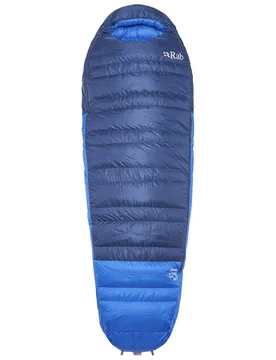 Sac de couchage de bivouac/trekking - Ascent -12C / 10F Tempest Blue/Maya Blue - Taille Gauche - Bleu - Rab - FashionsVida