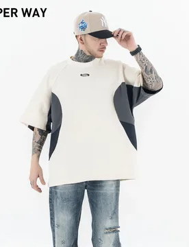 Superway Original Design Oversized Patchwork T-Shirt Unisex Vintage Hip Hop Streetwear Men's Tee Loose Y2K American Style Tops - Aliexpress - FashionsVida
