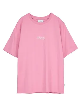 T-shirt à Manches Courtes Calligraphy Deep Rose S