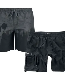 Badeshort - Swimming Time Badeshort Bundle - XXL - für Männer - Größe XXL - schwarz - Männer - male - Black Premium by EMP - FashionsVida