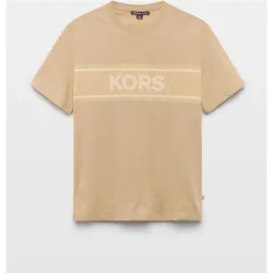 Camiseta de hombre de manga corta con maxilogo Kors delantero