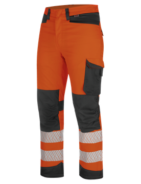 WÜRTH MODYF Pantalon de travail haute-visibilité FLUO HIVER orange/anthracite Orange 52