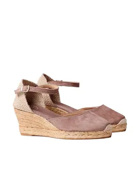 Pons Espadrilles Compensées Lloret-5 Taupe EU 36