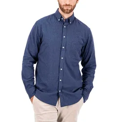 Camicia A Maniche Lunghe 110600 Navy S