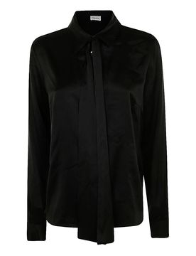 Camicia Di Seta Con Nastro
