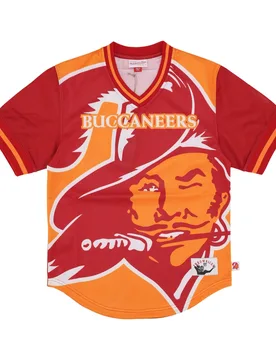 Casacca Uomo Nfl Jumbotron 3.0 Mesh V-neck Tambuc Multi/white - Mitchell & Ness - FashionsVida