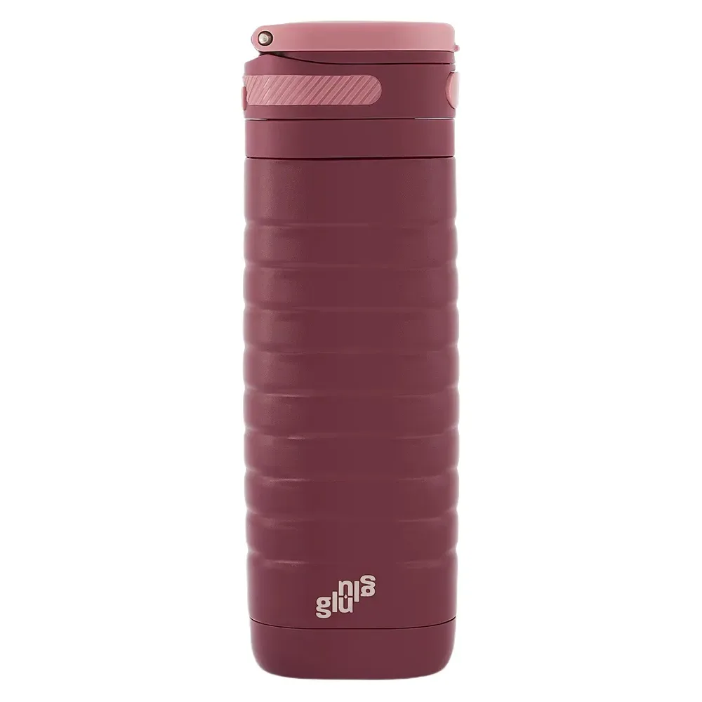 Bouteille Urban Ovo 400ml Maroon One Size - Gluglu - FashionsVida