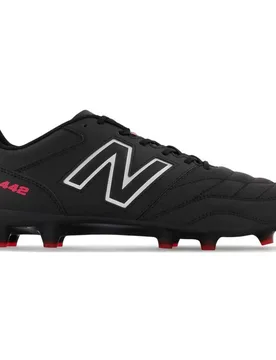 Chaussures De Football 442 V2 Team Leather Fg Black EU 45 - New Balance - FashionsVida