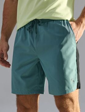 Pantaloncini con allacciatura - verde
