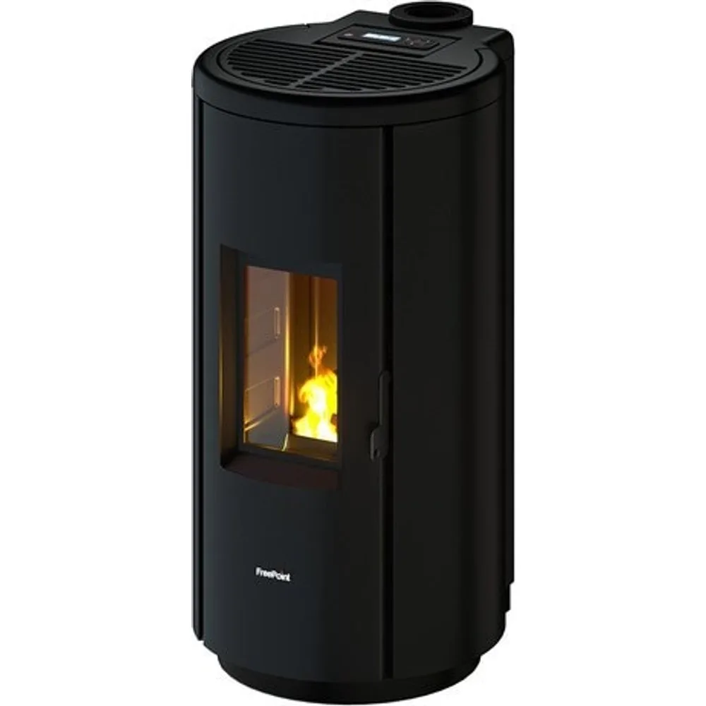 Estufa Pellets Chrome Airtight Wi-Fi 7 kW - FREEPOINT - FashionsVida
