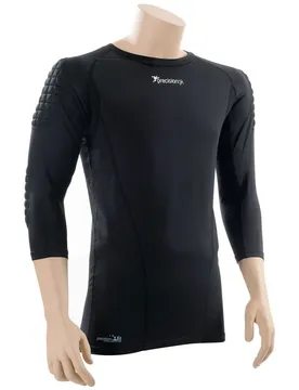 Maillot De Protection à Manches Longues Padded Baselayer Goalkeeper Black S unisex