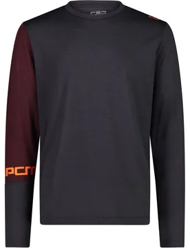 T-Shirt Herren Longsleeve, grau 56 - CMP - FashionsVida