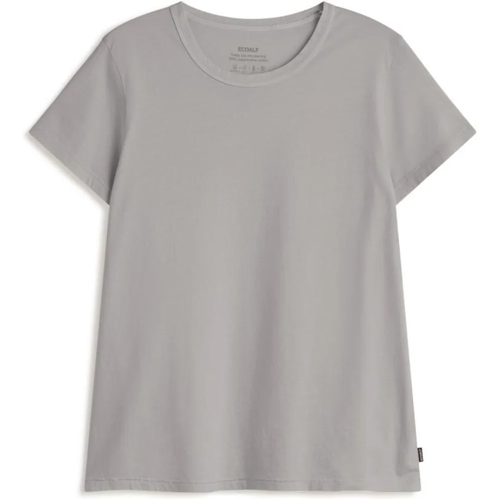 Camiseta de mujer de manga corta en algodón - Ecoalf - FashionsVida