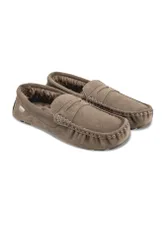 Totes Mens Suede Moccasin - - Size: 8