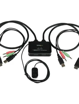 Commutateur Kvm Usb Hdmi 2 Ports Black One Size unisex - StarTech - FashionsVida