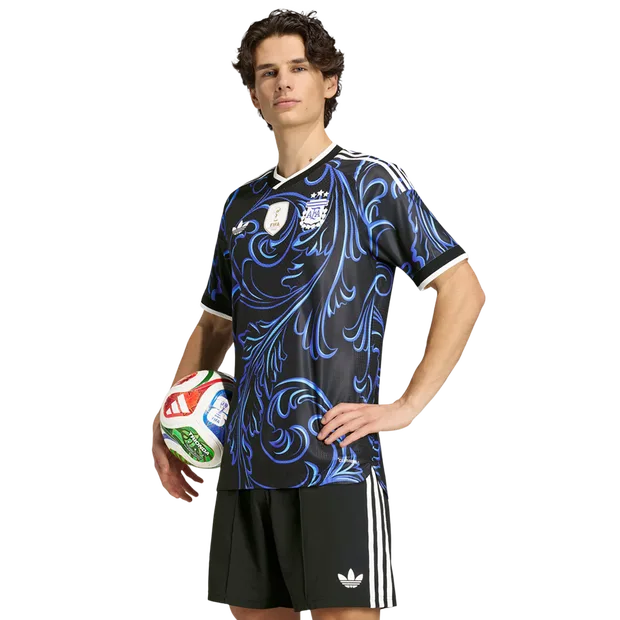 Authentic Men Jerseys/Replicas - Black - Size L - Poly Mesh - Black - Size: Large - Adidas - FashionsVida