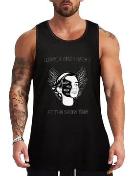 David Kushner Daylight i hate at the same time Tank Top Comfort Stretch Tank Top Relaxed Fit Sleeveless - Aliexpress - FashionsVida