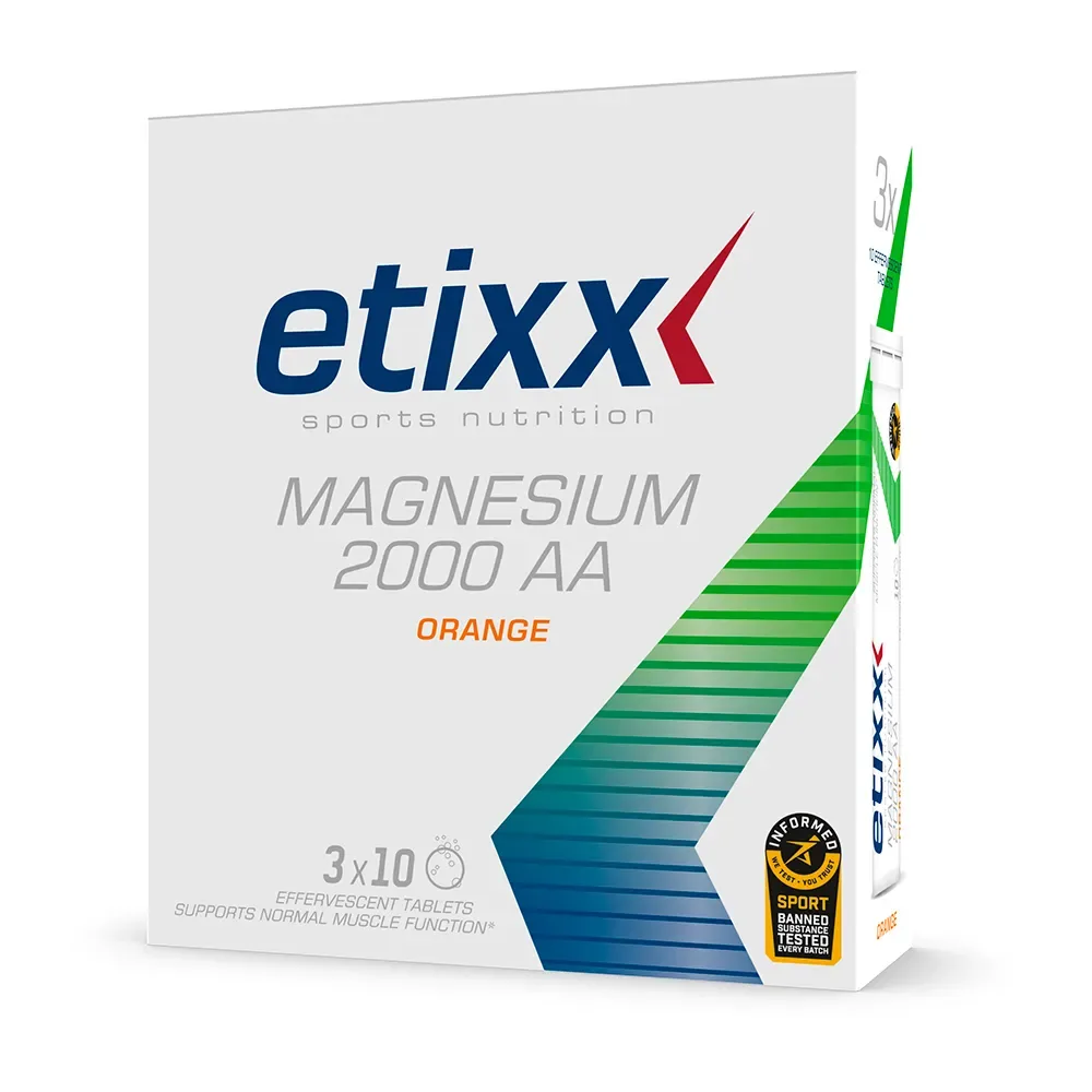 Compresse Magnesium 2000 Aa Arancia 30 Unità - Etixx - FashionsVida