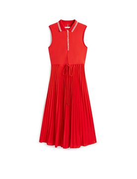 Tommy Hilfiger Midikleid rojo L