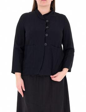 JURERE Camicia in viscosa NERO M