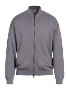 Strickjacke Herren Grau L Herren
