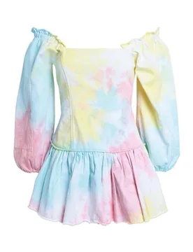 Mini-Kleid Damen Pastellgelb 32 Damen - LoveShackFancy - FashionsVida