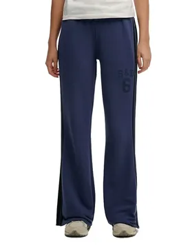 Joggers Athletic Essential Stripe Flare Mariner Navy S