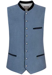 Trachtenweste Amato (blau, Gr. 58) von Classics für Herren, Oberteile, 100% Polyester