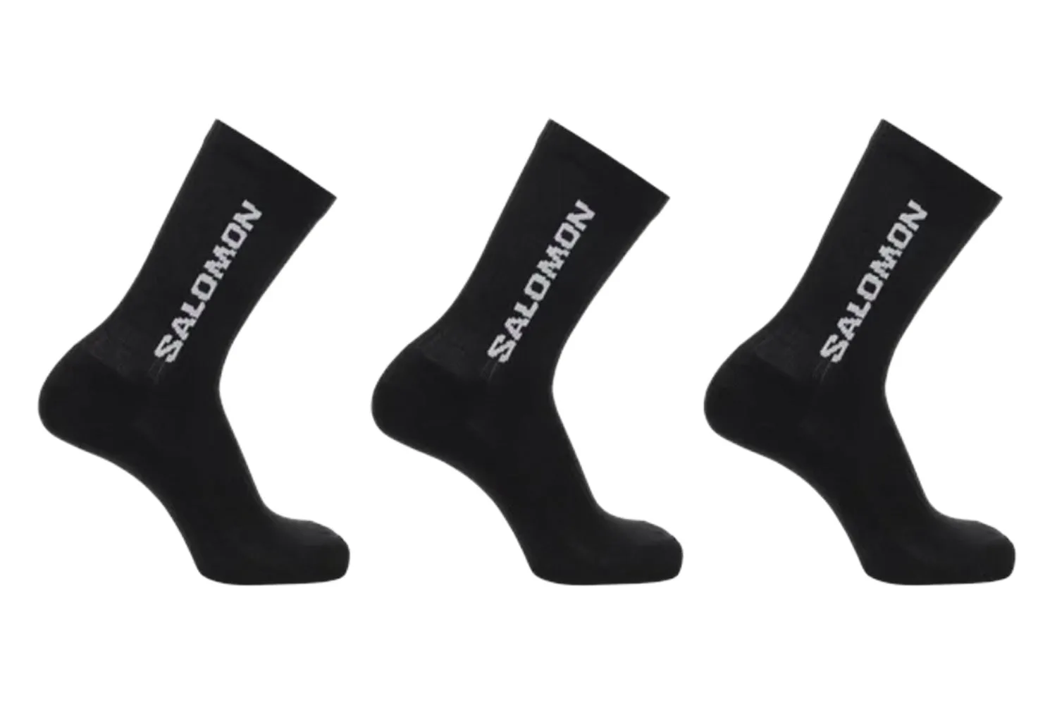 Everyday Crew 3-Pack - Socken - schwarz - Unisex - Size: L - Salomon - FashionsVida