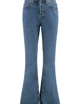 Burberry High Rise Bootcut Jeans