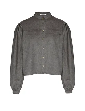 Blouse traditionnelle BLENDA marron XS - Feli & Hans - FashionsVida
