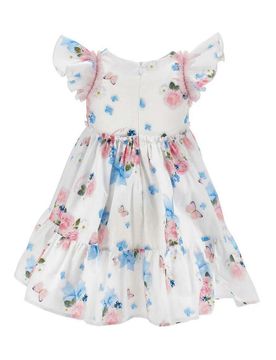 Monnalisa Vestito Con Rouches