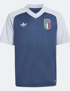 Maillot Prematch Kinder Italien Coupe du Monde 2026 - Bleu - unisex - Size: 15/16 ans - Adidas - FashionsVida