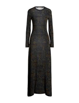 Vestido largo Mujer Verde oscuro S Mujer