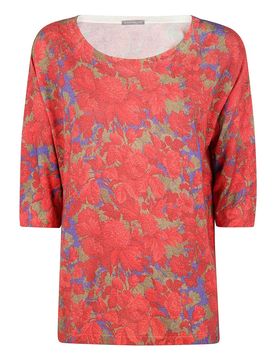 Maglione a collo tondo quadrato