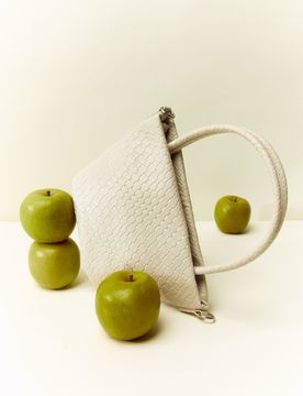 Trena borsa tote piccola intrecciata con tracolla removibile