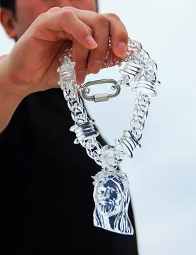 Hiphop Big Clear Acrylic Jesus Piece Pendant Necklace for Women Men New Statement Spike Chain Necklace Rock Party Jewelry Gifts - Aliexpress - FashionsVida