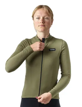 Maglia A Maniche Lunghe Explr Merinotech Thermal Olive Green