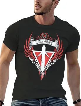 TERRAN REPUBLIC - LIMITED EDITION T-Shirt graphic tee shirt aesthetic clothes plain plain t shirts men - Aliexpress - FashionsVida