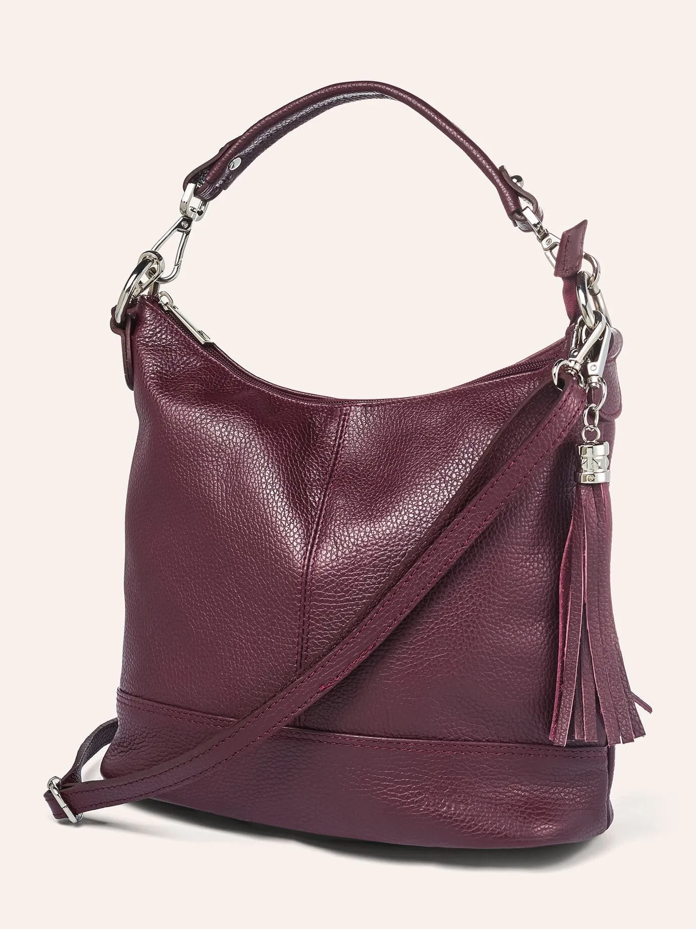 Leder-Handtasche, , Farbe Rot, 01, Damen - Walbusch - FashionsVida
