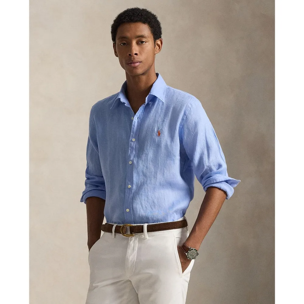 Camisa de hombre de lino Slim Fit - Polo Ralph Lauren - FashionsVida
