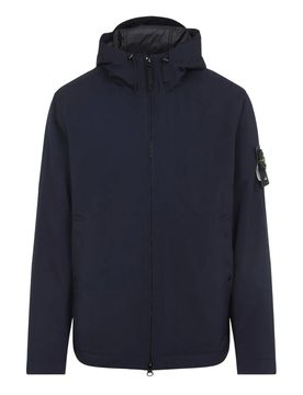 Giacca con zip frontale con cappuccio