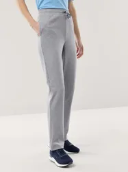 Baumwollstretch Hose, untersetzte Größen, Farbe Grau, 36, perfekte Passform bequem Damen