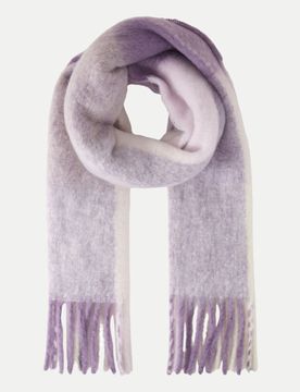 Schal mit Fransen Violett