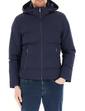 Piumino con cappuccio BLU NAVY XXL - Paul & Shark - FashionsVida