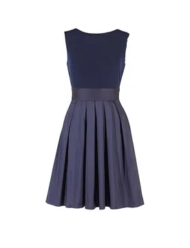 Robe de cocktail bleu marine 38 - Swing - FashionsVida