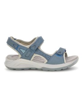 Sandali Azzurri con sottopiede in pelle FD43 36