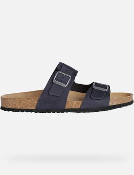 Schuhe Sandal Ghita Herr Marineblau 45 Marineblau