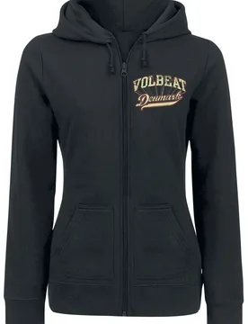 Kapuzenjacke - Rise From Denmark - L bis XXL - für Damen - Größe XXL - schwarz - EMP exklusives Merchandise! - Frauen - female - Volbeat - FashionsVida