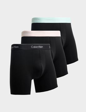 Mens Set da 3 Boxer Icon - Nero, nero nero Uomo taglia S